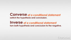 Conditional Statements And Their Converse Examples Video