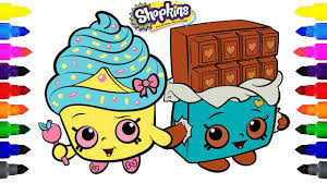 Amazing cupcake for kids shopkins season 5 coloring pages printable. Shopkins Cupcake Queen Cheeky Chocolate Coloring Pages For Kids Youtube