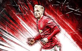 Showing editorial results for donny van de beek. Download Wallpapers 4k Donny Van De Beek Grunge Art Manchester United Fc Dutch Footballers Red Neon Lights Premier League Soccer Donny Van De Beek 4k Football Man United Red Abstract Rays Donny