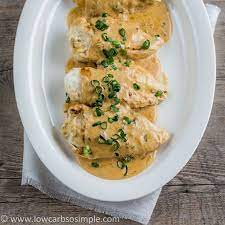 Chicken In Creamy Green Onion Sauce Low Carb So Simple Gluten Free Sugar Free Recipes With 5 Ingredients Or Less Recipe Recipes Cooking Recipes Food