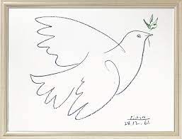 Pablo picasso erfindung der friedenstaube 1949. Bild Friedenstaube 1961 Gerahmt Von Pablo Picasso Kaufen Ars Mundi