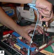 Removing the ground cable, removes the wrist strap to prevent sudden discharge. Static Electricity And Your Computer