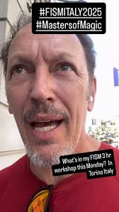 For those attending Phyo Italy next week I will be there with Chris  Philpott, presenting an acting for Magician‘s lecture