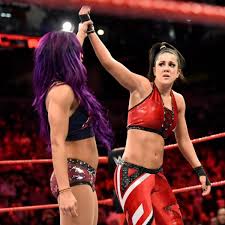 Sasha Banks Came To Aid Of Bayley Afterward Raise Bayley Hand Try To Hug Her But Bayley Push Her Hand Back And Lef Raw Women S Champion Wwe Photos Sasha Bank