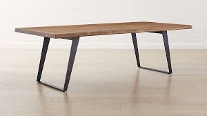 Yukon Natural Dining Table Crate And Barrel In 2020 Metal Dining Chairs Dining Room Decor Dining Room Design