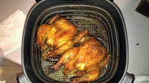 Best Cornish Hens Ever Roasted In Philips Airfryer Here S How I Used Two Small Cornish Hens About 3 4 Pounds For T Receitas Receitas Salgados Boas Ideias