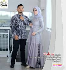 32 model gamis brokat pesta kombinasi polos modern 2019 via modelbajumuslim7.blogspot.com. Desain Baju Brokat Couple Yang Bagus Diary Hijaber