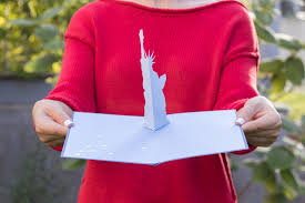 Pop up cat christmas card. Diy Pop Up Card With A Free 4th Of July Printable