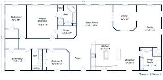 Metal Ranch House Floorplans Free Commercial Floor Plans House Plans With Photos Love This One Pole Barn House Plans House Plan With Loft Barn House Plans
