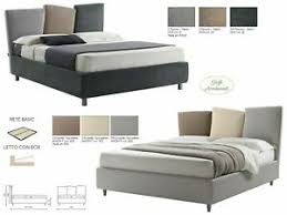 Rete ortopedica matrimoniale 160x200 cm senza piedi. Letto Matrimoniale Viola Con Senza Rete Contenitore In Tessuto O Ecopelle Ebay