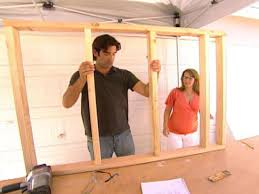 While the common interior wall partition is wasted after a period of time, the glass wall has a long term value that is completely reusable. How To Build A Pony Wall Room Divider How Tos Diy