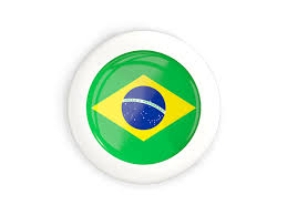 Vector files are available in ai, eps, and svg formats. White Framed Round Button Illustration Of Flag Of Brazil