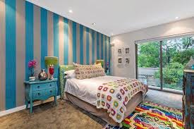 Adding vertical lines to the walls has the effect of elongating the room upwards, making the space feel taller. 89 Painting Stripes Ideas Striped Walls Striped Wall Paint Stripes