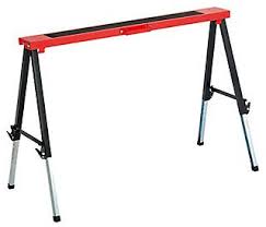 Toolmaster Adjustable Folding Saw Horse The Home Depot Canada Sawhorse Home Depot Canada The Home Depot