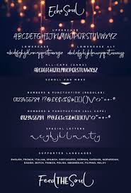 Uppercase verb adjective noun + tatabahasa written in upper case; Echo Soul Font Duo Handwritten Quotes Soul Scripts Handwritten Script Font