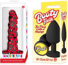 Amazon.com: Sex Toy Gift Set Bundle of Goth Girl, Twisted, Silicone Dildo  and Icon Brands Booty Talk, Silicone Butt Plug, Black, Brat : Health &  Household