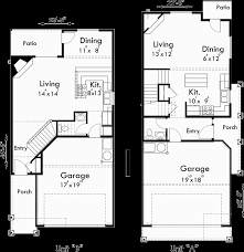 Main Duplex House Plan Www Houseplans Pro Duplex House Plans Attached Single Family Homes Duplex House Design Duplex House Plans Architectural House Plans