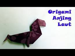 Cara Membuat Origami Bentuk Anjing Laut Youtube