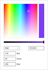 Color Picker Uwp Apps Microsoft Docs