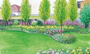 Sichtschutz Fur Einen Kurzen Breiten Garten Garten Bepflanzen Garten Neu Anlegen Und Bepflanzung