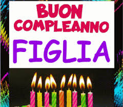 Buon Compleanno Figlia Torta Immagine Gif Auguri Di Compleanno Divertenti Compleanno Auguri Di Compleanno