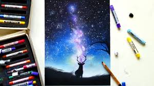 Drawing A Galaxy With Soft Pastels Leontine Van Vliet Oil Pastel Art Soft Pastel Art Soft Pastels Drawing