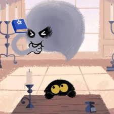 Each level finishes with a tougher boss battle. Google Is Celebrating Halloween With An Adorable Ghastly Game The Verge