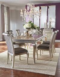 The beautiful pedestal base offers plenty of support for the expansive 48 round table top. Silver 5 Pc Dining Set Badcock Home Furniture More
