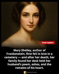 🖤 MARY SHELLEY: A LIFE AS GOTHIC AS HER NOVEL At just 16, Mary Shelley  began a secret romance with poet Percy Bysshe Shelley, meeting him in the  churchyard where her mother