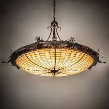 Meyda Tiffany 216220 Oak Leaf Acorn Bronze Hanging Pendant Light Mey 216220