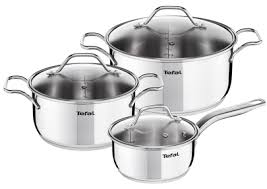 Used for boiling, stewing and making sauces. Tefal Intuition Stainless Steel Pots And Pans Range