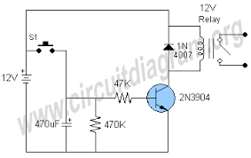 Image result for relay delay circuit