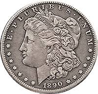 1890 Morgan Silver Dollar Value Cointrackers