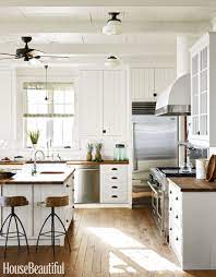 This Vintage Inspired Beach House Is Your Dream Retreat Farmhouse Kitchen Design Wood Countertops Kitchen Kitchen Inspirations