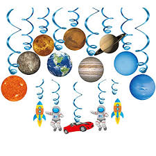 Maybe you would like to learn more about one of these? Konsait Solar System Whirls 14pack Outer Space Hanging Swirl Home Classroom Decor For Boy Girl Kids Solar System Party Decoration Space Themed Birthday Party Favor Supplies Buy Online In Gambia At Gambia Desertcart Com Productid