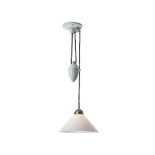 Rise And Fall Pendant Manufactum In 2020 Ceiling Rose Adjustable Pendant Brass Lighting