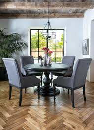 Featuring An Array Of Elegant Designs For Dining Room Our Caira Black Collection Will Help Living Room Sets Furniture Round Dining Room Sets Round Dining Room