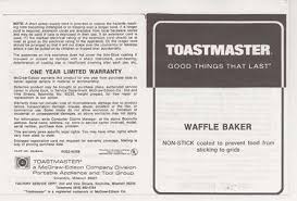 Toastmaster platinum bread butter maker parts model 1199s. Answered Toastmaster Vintage 276s Platinum Fastbake Waffle Griddle Sandwich Maker Questions Issues Fixya