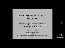 Selain hanya berdagang mereka juga memiliki tujuan untuk menyebarkan agama islam. Formula Sejarah Piagam Madinah Bab 5 Ting 4 Litetube