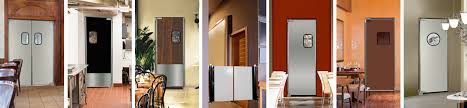 It's the kind that will swing into each room and lies against the wall. How To Choose The Perfect Restaurant Door For Your Commercial Kitchen