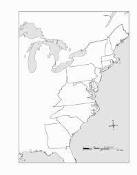 13 Colonies Coloring Pages 13 Colonies Map Thirteen Colonies Map Map Worksheets