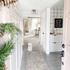 Maybe you would like to learn more about one of these? Magnolia Home Watercolor Buffalo Check Gray And White Plaid Wallpaper Hallway Design Plaid Wallpaper White Plaid Wallpaper