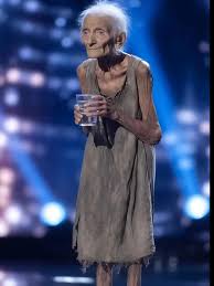Frail Old Woman Walks Onto AGT Stage – Seconds Later She Literally  Collapses Into Sand And Becomes A Mesmerising Young Goddess | He is love |  Facebook