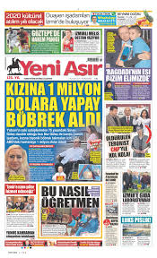 Gülben ergen, yeni asır'ın bu manşetine ateş püskürdü. 05 Agustos 2021 Persembe Yeni Asir Gazetesi Manset