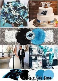 Black And White Vs Colored Super Bowl 50 Denver Broncos Vs Carolina Panthers Black Wedding Themes Wedding Colors Football Wedding