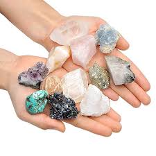 Top Plaza Mineral Rock Variety Tumbled Rough Gemstone Meteorite Fragment Healing Energy Raw Crystal Collectio Rough Gemstone Rocks And Minerals Energy Crystals