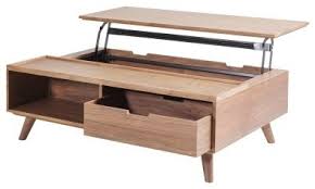 Both stylish and practical our versatile range of coffee tables are just as at home in the living room, bedroom or any other room of the house. Pascal Lift Top Rectangular Coffee Table Storage And Drawer Walnut Midcentury Coffee Tables By Hedgeapple Houzz
