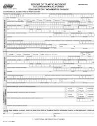 Insurance companies and agents must tell dmv about any accident when they believe a driver is uninsured. 2008 2021 Ca Dmv Form Sr 1 Fill Online Printable Fillable Blank Pdffiller