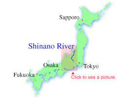 Outline map of japanese rivers. Jungle Maps Map Of Japan With Rivers
