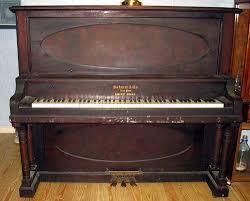 Antique gebruder heubach piano baby crawling bisque porcelain no 3101 stamped. Restore Or Refinish Antique Piano